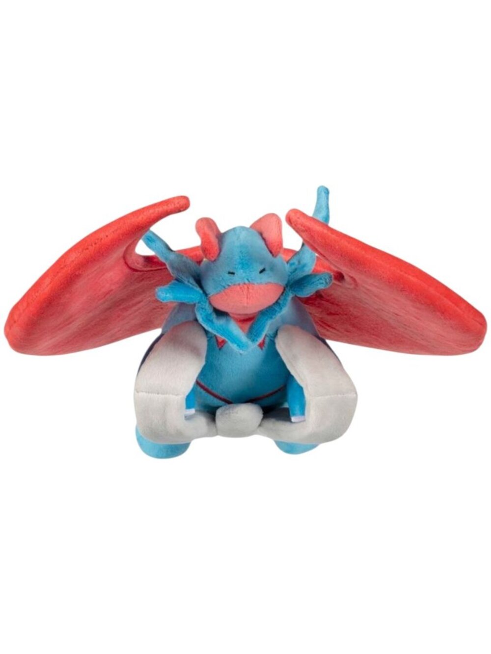 Pokemon Center Mega Salamence Plush Toy 4+ Blue & Red Collectible 17inch